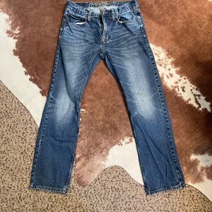 American Eagle Outfitters Men's Straight Blue Jeans